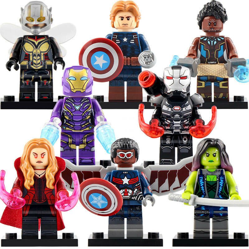 8pcs/set Avengers Endgame Shuri Gamora Pepper Potts Wasp Falcon Minifigures New