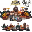 8pcs/set Harry Potter Movie Oliver Wood Bole Rubeus Hagrid Hermione Minifigures