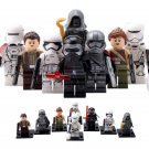 8pcs/set Star Wars Minifigures Han Solo Rey Captain Phasma Kylo Ren Stormtrooper