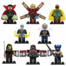 8pcs Avengers Infinity War Doctor Strange Iron Man Ebony Maw Vision Minifigures