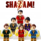 6pcs/set DC The Shazam Family Darla Dufley Pedro Pena Mary Freddy Minifigures