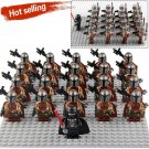 21Pcs/set The Mandalorian Army Military Star Wars Minifigures Building Toy Gift