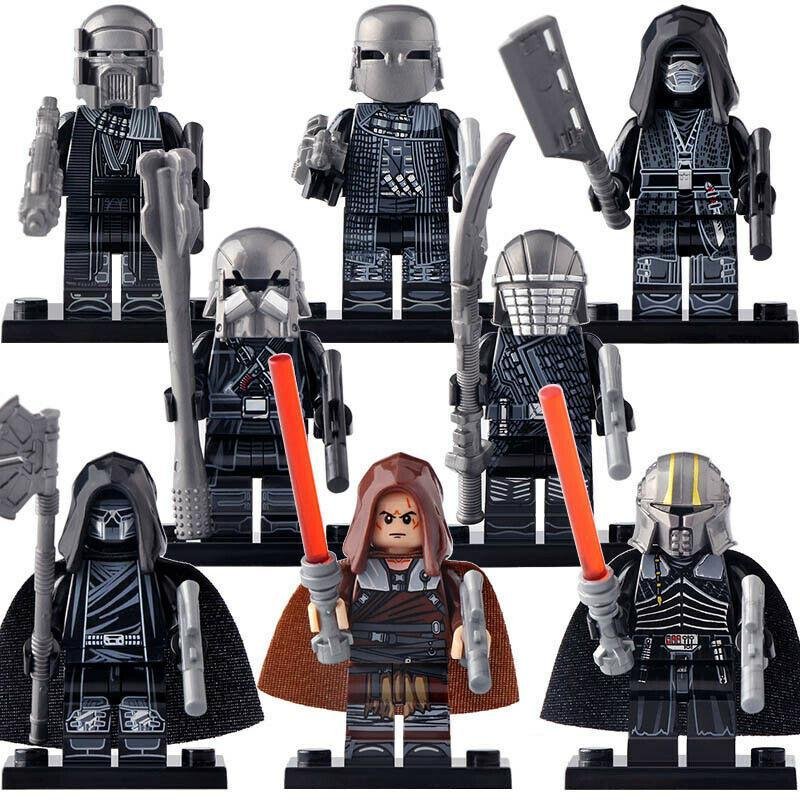 8pcs/set Star Wars The Knights Of Ren and Starkiller  Minifigures Gift Toys