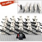 21Pcs Clone Troopers (Phase II) Star Wars Army Military  Minifigures Toys