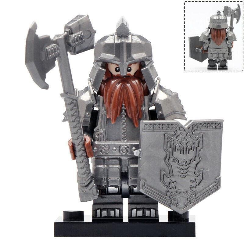 Dwarves warrior (Includes Armour) The Hobbit Lord of the Rings  Minifigures