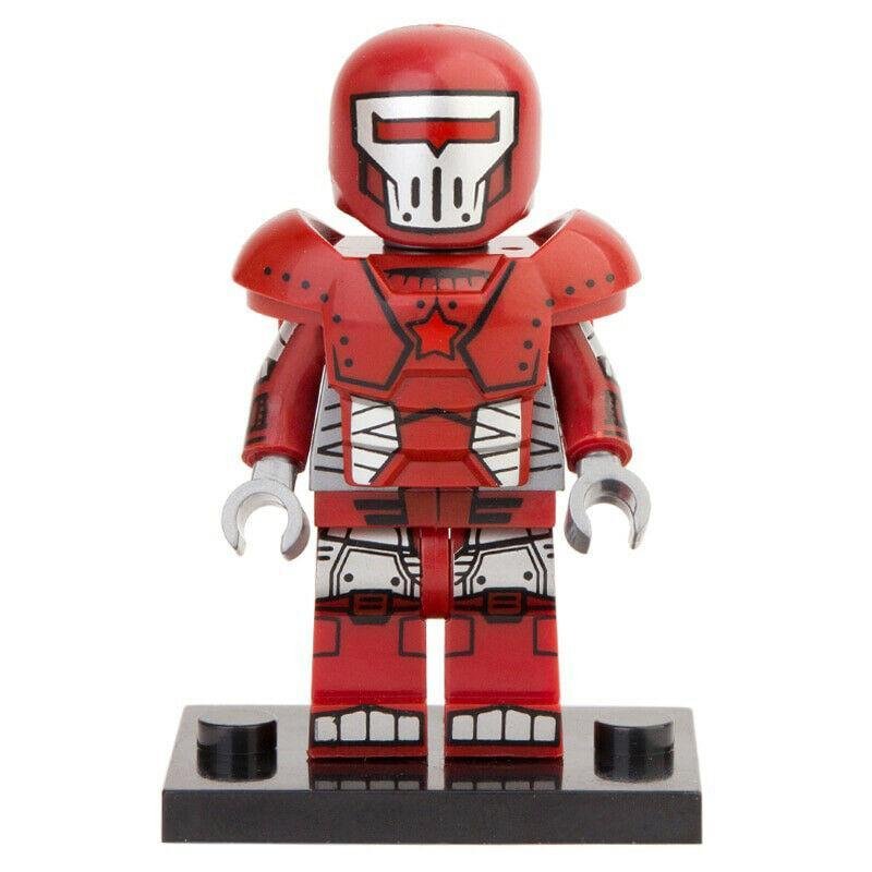 Crimson Dynamo - Marvel Comics Black Widow  Minifigures Block Gift For Kids