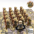 21pcs/set WW2 Britain Troops The Allied Army UK Military Soldiers Minifigures