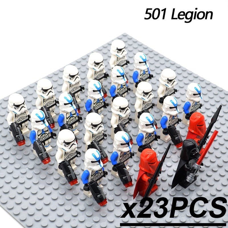 23Pcs/set Star Wars 501st Legion Darth Vader the Royal Guard Trooper Minifigures