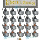 21Pcs The Hobbit Lord of the rings Dwarves army Dain Ironfoot Minifigures