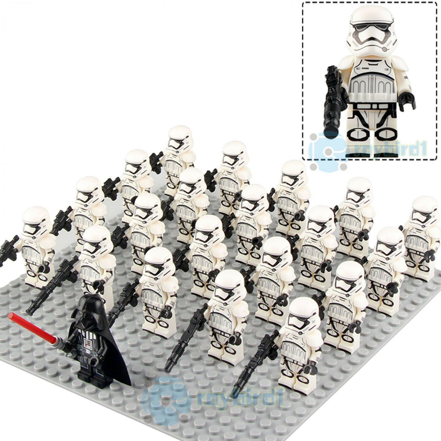 21Pcs/set Heavy Armor First Order Stormtrooper Star Wars Minifigures Toys
