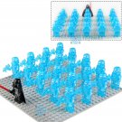 21Pcs/set Holographic Imperial Stormtrooper Army Star Wars Minifigures Toys