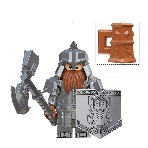 Dwarves warriors - The Hobbit The Battle of the Five Armies Minifigures Toy Gift