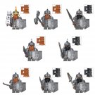 8Pcs The Lord of the Rings Hobbit Dain II Ironfoot Dwarves warriors Minifigures