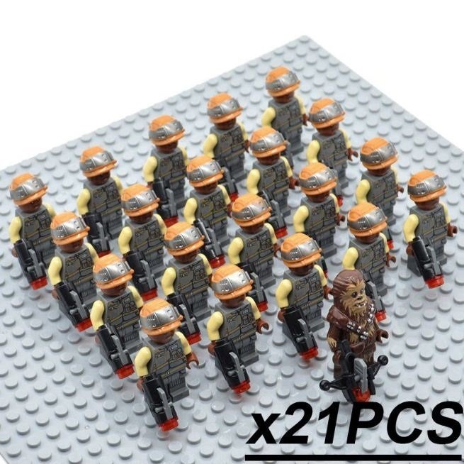 21Pcs/set Chewbacca and Rebel Alliance troopers Army Star Wars  Minifigures