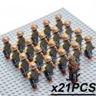 21Pcs/set Chewbacca and Rebel Alliance troopers Army Star Wars  Minifigures