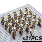 21Pcs/set Princess Leia Organa and Rebel Trooper Army Star Wars  Minifigures