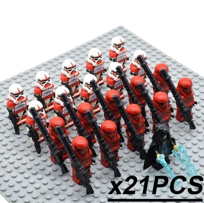 21Pcs/set Sith troopers Shock trooper Palpatine Army Star Wars  Minifigures