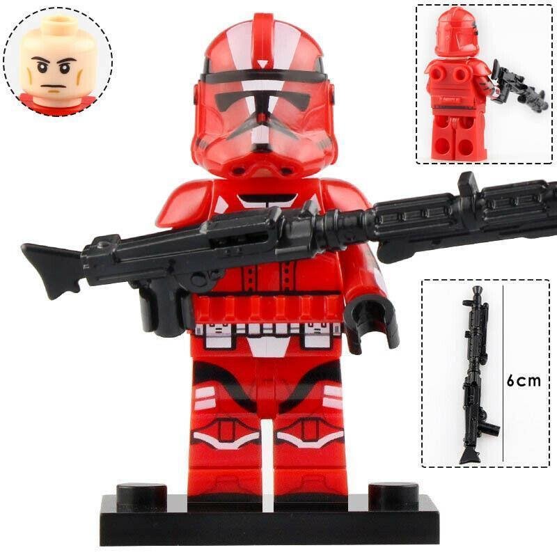21Pcs Star Wars Emperor Palpatine 501st Legion Red Fist Squad  Minifigures