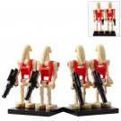 4Pcs/set Security Battle Droid Army Military Star Wars  Minifigure Toys