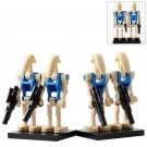 4Pcs/set Pilot Battle Droid Army Military Star Wars  Minifigure Toys