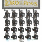 21Pcs Lord Of The Rings Isengard Saruman The Uruk-hai Spear Army  Minifigure