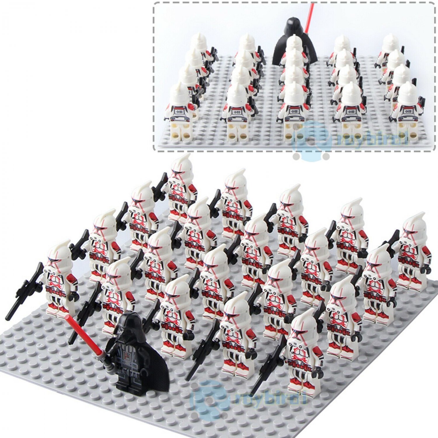 21Pcs/set 302nd Legion Trooper Military Star Wars  Minifigures Building Toys