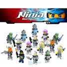 15Pcs Ninjago The Shark Army General Omar Hammer Head Four Eyes  Minifigures