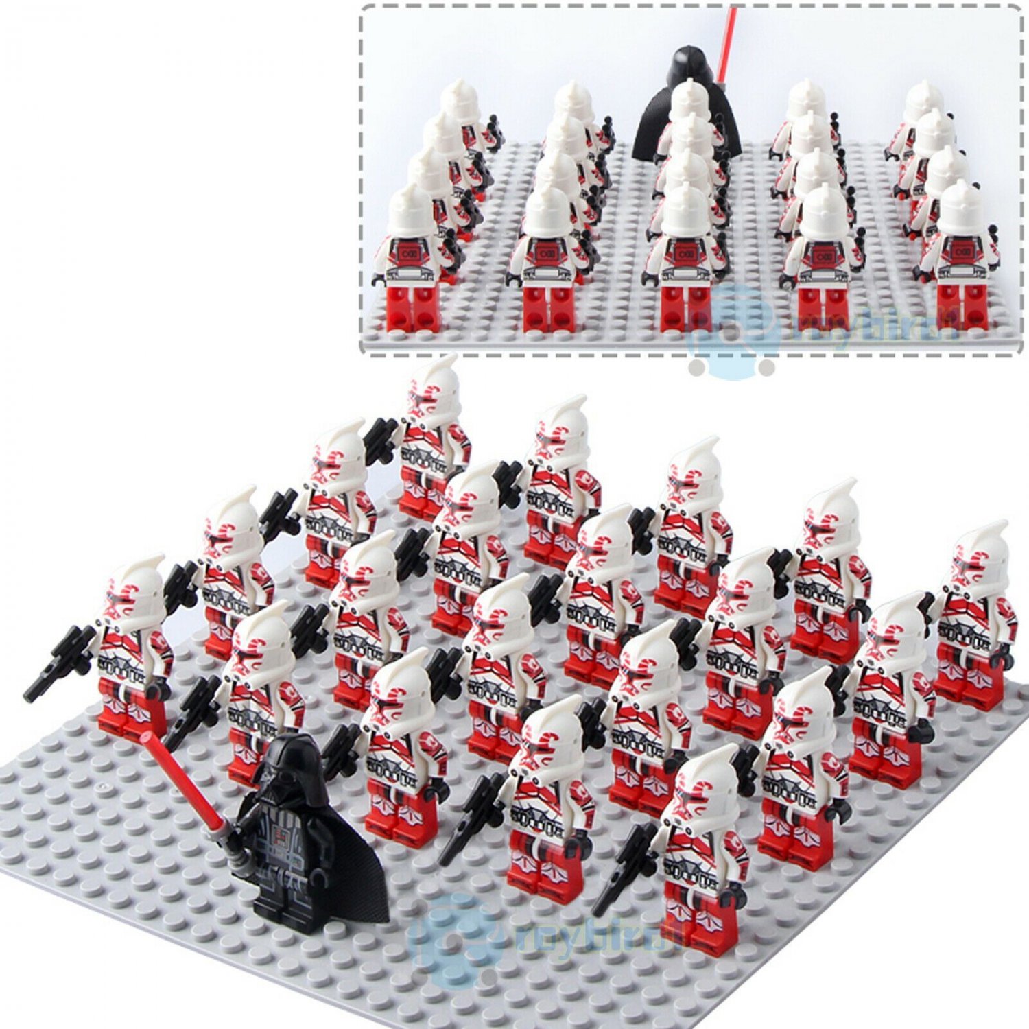 21Pcs/set Star Wars 201st Legion Clone Troopers  Minifigures Building Toys