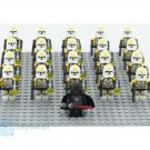 21Pcs/set Star Wars Battle Yellow Utapau Clone Trooper  Minifigures Toy