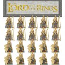 20Pcs Lord Of The Rings The Noldor Elves Sword Soldiers Archer  Minifigures
