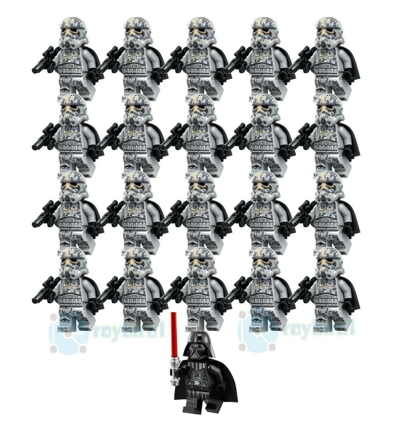 21Pcs/set Star Wars Battle Mimban Stormtrooper  Minifigures Building Toys
