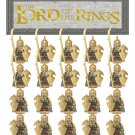 20Pcs Lord Of The Rings The Noldor Elves Long Knife Sword Army  Minifigures
