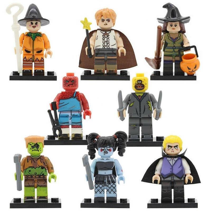 8Pcs/set Witch Aaron Alice Pierce Alec Small Hag Ada The Horror  Minifigure