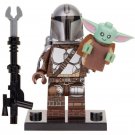 The Mandalorian and Baby Yoda - Star Wars  Minifigure Building Toys Gift