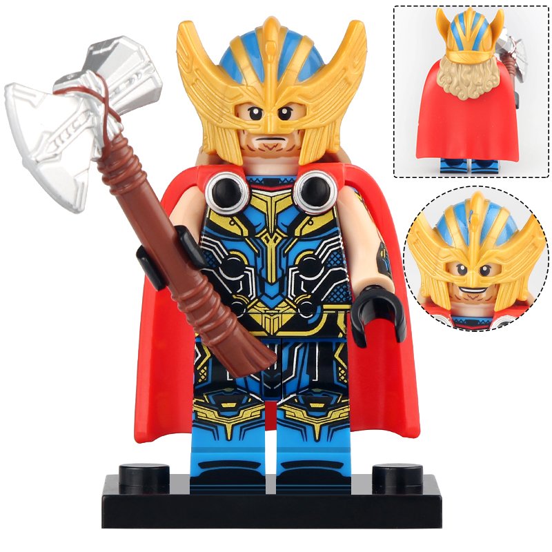 Thor (Full armor) Thor Love and Thunder Marvel Minifigures Building Toys