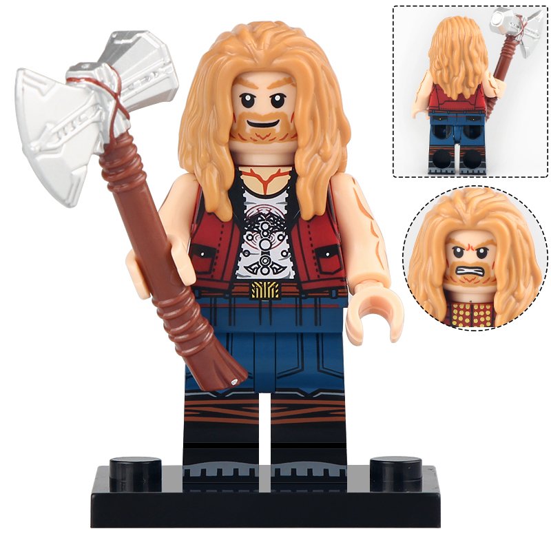 Ravager Thor with Stormbreaker (Thor Love and Thunder) Marvel Minifigures Toys