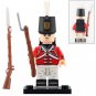 8pcs Napoleonic Wars The French Army British Army Redcoat Soldiers Minifigures