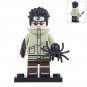 6pcs Naruto Hiruzen Sarutobi Orochimaru Rock Lee Sai Shino Hidan Minifigures Toy