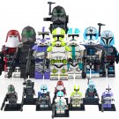 8pcs Star Wars The Bad Batch Crosshair Elite Squad Howzer Grey Jesse Minifigures