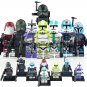 8pcs Star Wars The Bad Batch Crosshair Elite Squad Howzer Grey Jesse Minifigures