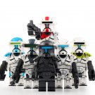 6pcs Star Wars Republic Commando Clone commando Omega Squad Minifigures Toys