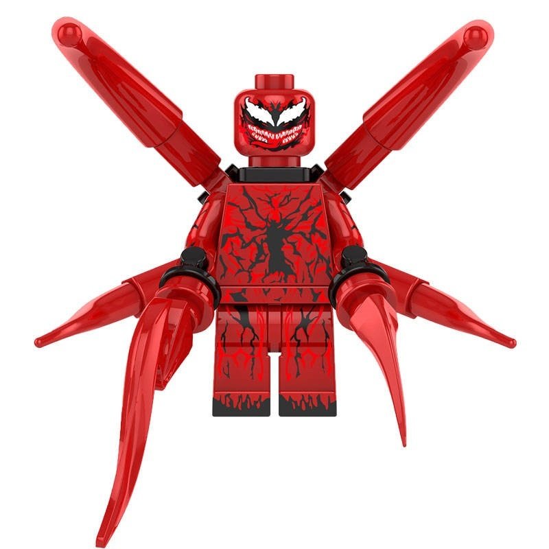 Carnage - Venom Let There Be Carnage Marvel Villains Minifigures Building Toys