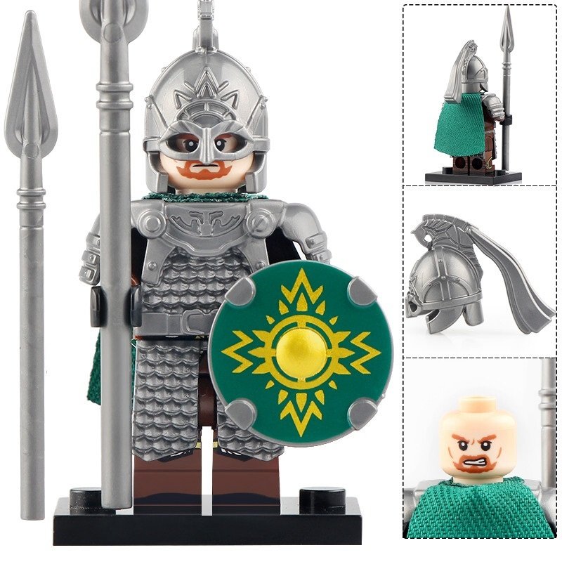 Rohan Royal Guard soldier (Heavy Armor) The Lord of the Rings Minifigures Toys