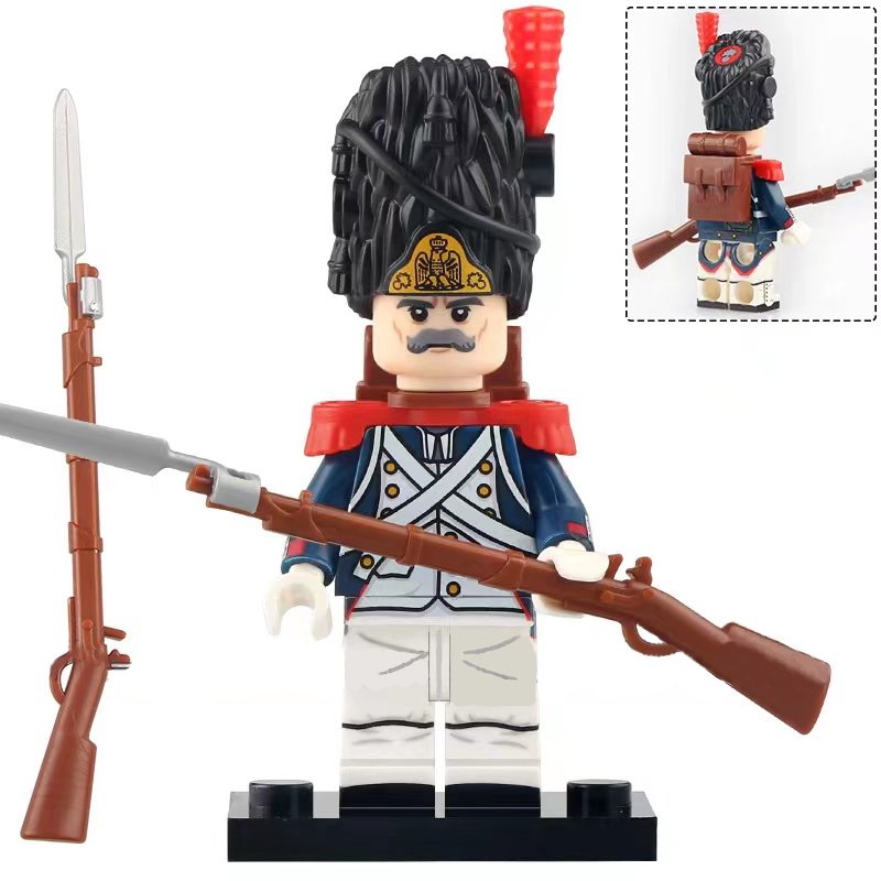 Imperial Guard French Grenadier The Napoleonic Wars Minifigures Building Toys