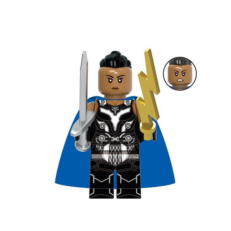 Valkyrie (with Golden Lightning) Thor Love and Thunder Marvel Minifigures Toys