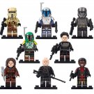 8pcs Star Wars Mandalorian Jango Fett Boba Fett Cobb Vanth Fennec Minifigures