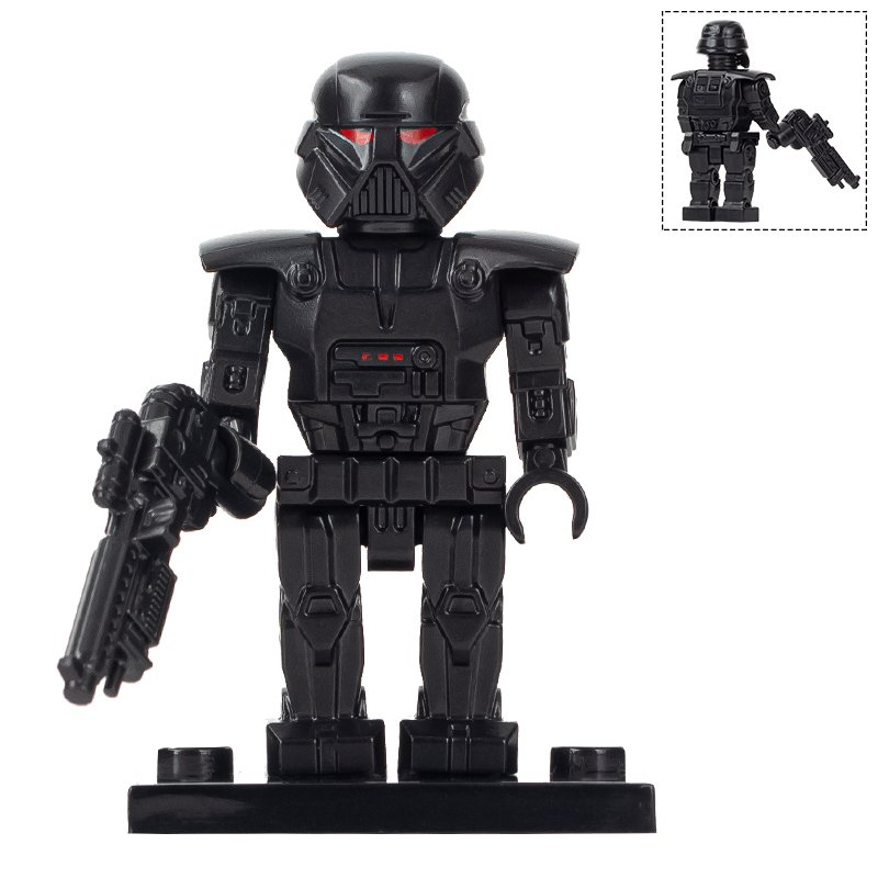 Dark Trooper (Phase III) Star Wars The Mandalorian Minifigures Building Toys