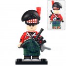 British Highlander Bagpiper The Napoleonic Wars Minifigures Building Toys