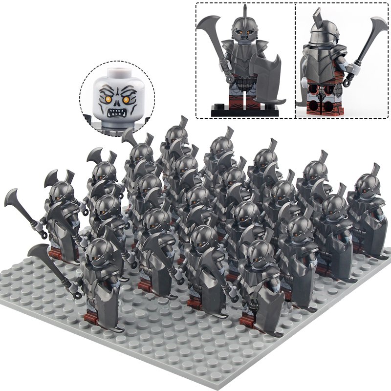 21pcs Guldur Orcs Gundabad Orcs Armored Army The Lord Of The Rings Minifigures