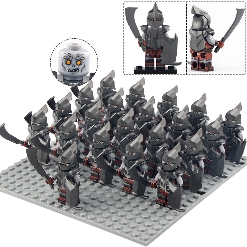 21pcs Azog's Guldur Orc army Gundabad Orcs The Lord Of The Rings Minifigures Toy